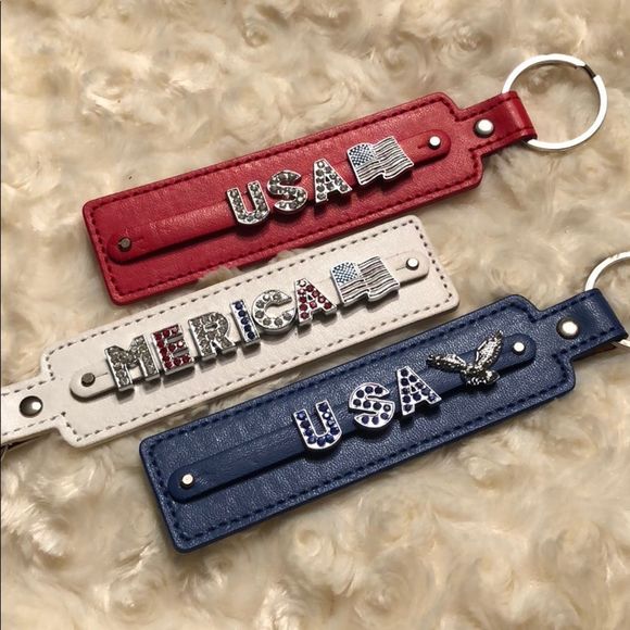 •custom• USA Themed Keychains - Picture 2 of 3